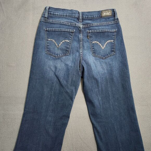 Levi's 512 Women 10 Perfectly Slimming Mid Rise Bootcut Jeans - Picture 4 of 12